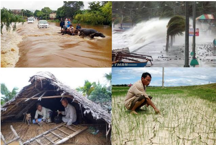 CHỦ ĐỀ 7 – TUẦN 3: TRUYỀN THÔNG VỀ BIỆN PHÁP ĐỀ PHÒNG VÀ GIẢM NHẸ RỦI RO THIÊN TAI Ở ĐỊA PHƯƠNG (TIẾT 1) HOẠT ĐỘNG KHỞI ĐỘNG- GV chia HS thành 4 nhóm, tham gia trò chơi Tiếp sức.- GV hướng dẫn các nhóm cách chơi: Chia bảng thành số cột tương ứng với số đội chơi. Trong khoảng thời gian 5 phút, các đội chơi sẽ ghi tên các loại thiên tai lên phần bảng của đội mình, lần lượt từng người lên ghi tên xong quay về đội, chuyển lại dụng cụ ghi chép (phấn/bút dạ) cho bạn tiếp theo. Hết giờ, đội nào ghi được đúng và nhiều loại thiên tai nhất sẽ thắng cuộc.HOẠT ĐỘNG HÌNH THÀNH KIẾN THỨCHoạt động 1: Sưu tầm về biện pháp đề phòng và giảm nhẹ rủi ro thiên tai ở địa phươngGV đặt câu hỏi hướng dẫn học sinh tìm hiểu: Em hãy sưu tầm tài liệu về thiên tai và thiệt hại do thiên tai gây ra cho địa phương (trong khoảng 3 – 5 năm gần đây). Sau đó báo cáo kết quả mà em tìm kiếm được.Sản phẩm dự kiến:1. Sưu tầm tại liệu về thiên tai và thiệt hại do thiên tai gây ra cho địa phương (trong khoảng 3 – 5 năm gần đây)NGUỒN TÀI LIỆU VỀ THIÊN TAI VÀ THIỆT HẠI DO THIÊN TAI GÂY RA CHO ĐỊA PHƯƠNG1. Nguồn website:- https://nangluongvietnam.vn/- http://www.dmc.gov.vn/trang-chu-pt32.html?lang=vi-VN-https://www.unicef.org/vietnam/media/5626/file/%C4%90%C3%A1nh%20gi%C3%A1%20r%E1%BB%A7i%20ro%20thi%C3%AAn%20tai%20l%E1%BA%A5y%20tr%E1%BA%BB%20em%20l%C3%A0m%20trung%20t%C3%A2m%20t%E1%BA%A1i%20Vi%E1%BB%87t%20Nam.pdf 2. Nguồn Youtube- https://youtu.be/XHWO2XAtpKE?si=t7W0pNW20wLBnMc0- https://youtu.be/f7fSo3U18Mo?si=OPY03cysZQYcrC7q- https://youtu.be/uNKTXVG-qYM?si=pGBm6XQ0QYUg_Kxu- https://youtu.be/LOigZusth88?si=3Dy5bFEPvroZ1CW_- https://youtu.be/6pSyNSXVq1k?si=QgTO2e4qKJYZgD8K3. Nguồn ảnhNguồn: Sở Tài nguyên và Môi trường Thái NguyênNguồn: Báo Chính phủNguồn: Sở tài chính Bình Định – UBND tỉnh Bình ĐịnhNguồn: Báo Tiền Phong 2. Viết báo cáo về thực trạng thiên tai và thiệt hại do thiên tai gây ra cho địa phươngBÁO CÁO KẾT QUẢ TÌM HIỂU VỀ THIÊN TAI Ở ĐỊA PHƯƠNG TRONG KHOẢNG 3 ĐẾN 5 NĂM GẦN ĐÂYThời điểm xảy ra thiên taiLoạithiên taiThiệt hại do thiên tai gây ra cho địa phươngVề ngườiVế tài sảnVề hoạt động kinh tế07/2020Lũ, lũ quét, sạt lở đất- 05 người chết.- 06 người bị thương.- 269 nhà bị sập, đổ, hư hỏng, tốc mái.- 2.837 nhà bị ngập nước.- 1.694 ha lúa, hoa màu bị thiệt hại.- 646 con gia súc, gia cầm bị chết, cuốn trôi.06/2020Động đất02 người bị thươngMột số nhà dân bị nứt 03/2023Hạn hán, xâm nhập mặn  - Thiếu nước sinh hoạt.- Nhiều hecta lúa bị ảnh hưởng. HOẠT ĐỘNG LUYỆN TẬPTừ nội dung bài học,GV yêu cầu HS luyện tập làm bàiCâu 1: Đâu không phải là thiên tai:A. Bão, lũ lụtB. Hạn hán, sạt lở đấtC. Mưa ngâu, mưa phùnD. Động đất, sóng thầnCâu 2: Thiệt hại nặng nề nhất mà thiên tai gây ra là:A. tài sảnB. con ngườiC. trì trệ hoạt động sản xuất, kinh doanhD. môi trường.Câu 3: Em có thể lựa chọn hình thức báo cáo nào để báo cáo về thiên tai và thiệt hại gây ra? Chọn phương án chưa phù hợp:A. Bài thuyết trình kết hợp với đoạn phim ngắn hoặc ảnh chụpB. Tập san, áp phíchC. Bài báo cáoD. Bài vè, bài thơ.Câu 4: Để sưu tầm tài liệu về thiên tai và thiệt hại do thiên tai gây ra, em không cần tìm hiểu?A. Thời điểm xảy ra thiên taiB. Loại thiên taiC. Các cơ hội dành cho doanh nghiệp sau thiên tai.D. Thiệt hại mà thiên tai đã gây ra cho địa phươngCâu 5: Thiên tai là gì?A. Là hiện tượng tự nhiên bất thường có thể gây thiệt hại về người, tài sản, môi trường và các hoạt động kinh tế- xã hội.B. Là hiện tượng do con người gây thiệt hại về người, tài sản, môi trường và các hoạt động kinh tế- xã hội.C. Là hiện tượng tự nhiên xảy ra có quy luật gây thiệt hại về người, tài sản, môi trường và các hoạt động kinh tế- xã hội.D. Là hiện tượng do con người gây lên chỉ gây thiệt hại về tài sản, môi trường .Sản phẩm dự kiến:Câu 1: CCâu 2: BCâu 3: ACâu 4: CCâu 5: A ​​HOẠT ĐỘNG VẬN DỤNG