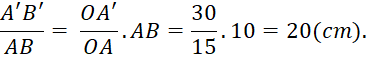 BÀI 6: SỰ TẠO ẢNH QUA THẤU KÍNH. KÍNH LÚP(14 CÂU)