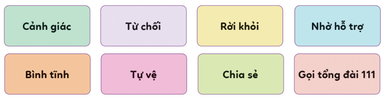 PHIẾU HỌC TẬP 1BÀI 11: EM CHỦ DỘNG PHÒNG, TRÁNH XÂM HẠI 1. Em hãy điền vào chỗ trống để hoàn thanh quy định của pháp luật về phòng, tránh xâm hại trẻ em?“ Trẻ em có quyền được bảo vệ dưới mọi hình thức để .......................................................................................................................................................................................................................................................................................................................................................................................................................................................................…................................................................................................................................................................................................................................................................................…2. Em hãy nêu một số hành vi bị nghiêm cấm liên quan đến xâm hại trẻ em?.................................................................................................................................................................................................................................................................................................................................................................................................................................................................................................................................................................….........................................................................................................................................3 Quan sát tranh và trả lời câu hỏi?- Bạn nào trong tranh đã nhận biết được nguy cơ và biết cách phòng tranh, tránh xâm hại?- Các bạn trong tranh đã biết cách phòng, tránh nguy cơ bị xâm hại tình dục như thế nào?- Việc phòng, tranh nguy cơ xâm hại có ý nghĩa như thế nào đối với bản thân em?.................................................................................................................................................................................................................................................................................................................................................................................................................................................................................................................................................................…......................................................................................................................................….........................................................................................................................................4. Em hãy nêu một số cách để phòng, tránh xâm hại mà em biết?.................................................................................................................................................................................................................................................................................................................................................................................................................................................................................................................................................................…PHIẾU HỌC TẬP 2