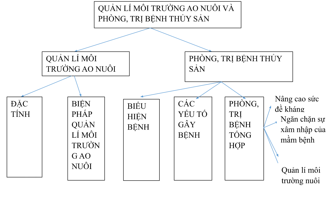 BÀI 13. QUẢN LÍ MÔI TRƯỜNG AO NUÔI VÀ PHÒNG TRỊ BỆNH THỦY SẢN