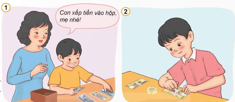 PHIẾU HỌC TẬP 1BÀI 11: EM QUÝ TRỌNG ĐỒNG TIỀN1. Quan sát tranh và trả lời câu hỏi:a. Các nhân vật trong tranh sử dụng tiền để làm gì?b, Em hãy nêu vai trò của tiền?.............................................................................................................................................................................................................................................................................................................................................................................................................................................................................................................................................................................................................................................................................................................2. Theo em, việc kiếm tiền có dễ dàng không? Nêu ví dụ chứng minh?...........................................................................................................................................................................................................................................................................................................................................................................................................................3. Vì sao em phải quý trọng đồng tiền?...............................................................................................................................................................................................................................................................................…..................................................................................................................................................................................................................................................................................4 Quan sát tranh và trả lời câu hỏi?a, Các bạn trong tranh đã bảo quản tiền như thế nào?b, Em hãy nêu thêm một số cách bảo quản, tiết kiệm tiền mà em biết?.............................................................................................................................................................................................................................................................................................................................................................................................................................................................................................................................................................................................................................................................................................................4. Nhận xét các ý kiến sau:a. Thảo lập một cuốn sổ để ghi chép các khoản tiết kiệm và chi tiêu của mình.b. Hoàng bỏ hết tiền vào ống tiết kiệm, bạn không chi tiêu vào bất kỳ việc gì.c. Phương thường đòi bố mẹ mua cho mình quần áo và đồ dùng đắt tiền.d. Mẹ Chung bán hàng tạp hoá. Cuối ngày, Chung thường giúp mẹ đếm và phân loại số tiền bán được trong ngày. Thỉnh thoảng, mẹ cho ít tiền lẻ nhưng Chung không tiêu mà bỏ ống tiết kiệm..............................................................................................................................................................................................................................................................................................................................................................................................................................................................................................................................................................................................................................................................................................................PHIẾU HỌC TẬP 2