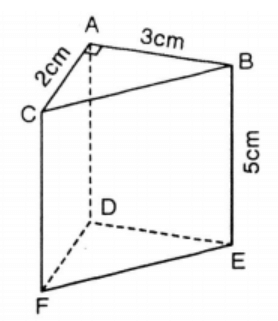 PHIẾU HỌC TẬP 1BÀI 4. DIỆN TÍCH XUNG QUANH VÀ THỂ TÍCH CỦA HÌNH LĂNG TRỤ ĐỨNG TAM GIÁC, LĂNG TRỤ ĐỨNG TỨ GIÁCBài 1. Công thức tính diện tích xung quanh của hình lăng trụ đứng là?..................................................................................................................................................................................................................................................................................Bài 2. Công thức tính thể tích của hình lăng trụ đứng là?..................................................................................................................................................................................................................................................................................Bài 3. Thể tích hình lăng trụ đứng tam giác ABC.DEF trong hình vẽ dưới đây là?...........................................................................................................................................................................................................................................................................................................................................................................................................................Bài 4. Hình lăng trụ đứng tam giác ABC.A’B’C’ có độ dài đường cao AA’ = 8,5 cm. Đáy là tam giác ABC có độ dài các cạnh AB = 7,5 cm; AC = 5,4 cm; BC = 8,5 cm. Diện tích toàn phần của lăng trụ đứng (làm tròn đến chữ số hàng đơn vị) là?...........................................................................................................................................................................................................................................................................................................................................................................................................................PHIẾU HỌC TẬP 2