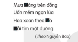 BÀI 6: MÙA VÀNG (6 tiết)