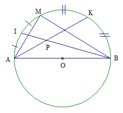 PHIẾU HỌC TẬP 1                                         BÀI TẬP CUỐI CHƯƠNG 8Bài 1. Cho tam giác  có ba góc nhọn, đường cao  và nội tiếp đường tròn tâm , đường kính a) Tính                     b) Chứng minh ...........................................................................................................................................................................................................................................................................................................................................................................................................................Bài 2. Cho đường tròn (O) và hai dây MA, MB vuông góc với nhau. Gọi I, K lần lượt là điểm chính giữa của các cung nhỏ MA và MB.a) Chứng minh ba điểm A, O, B thẳng hàngb) Gọi P là giao điểm của AK và BI. Chứng minh P là tâm đường tròn nội tiếp tam giác MAB............................................................................................................................................................................................................................................................................................................................................................................................................................PHIẾU HỌC TẬP 2