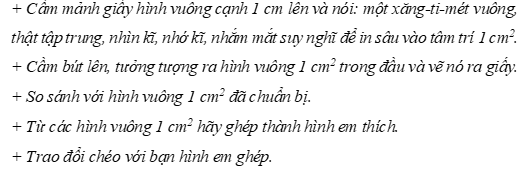 BÀI: ĐƠN VỊ ĐO DIỆN TÍCH. XĂNG – TI – MÉT VUÔNG