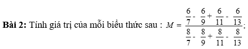 PHIẾU HỌC TẬP 1BÀI 4: PHÉP NHÂN, PHÉP CHIA PHÂN SỐBài 1: Tính . Kết quả là:A. B. C. D. Bài 2: Thực hiện phép tính sau:. Kết quả là:A. .  B. .        C. .   D. .        Bài 3: Tính . Kết quả là:A. B. C. D. Bài 4: Thực hiện phép tínha)                  b)           c)                   d) ......................................................................................................................................... ................................................................................................................................................................................................................................................................................Bài 5: Một khu đất hình chữ nhật có chiều rộng là  (km). Chiều dài gấp  lần chiều rộng. Tính diện tích và chu vi khu đất.......................................................................................................................................... .............................................................................................................................................................................................................................................................................…PHIẾU HỌC TẬP 2