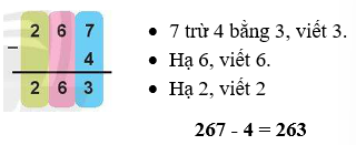 BÀI: PHÉP TRỪ KHÔNG NHỚ TRONG PHẠM VI 1000