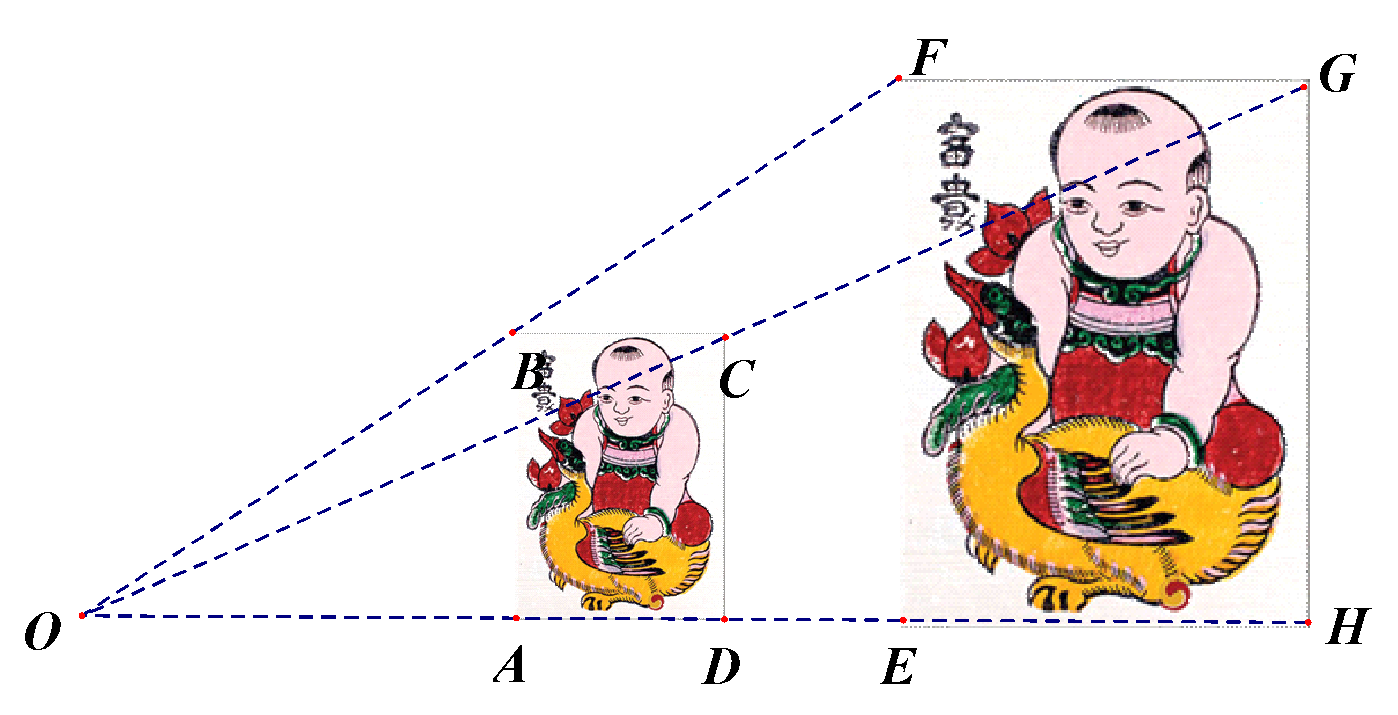 PHIẾU HỌC TẬP 1BÀI 10: HÌNH ĐỒNG DẠNG TRONG THỰC TIỄN1. Hình ảnh bên dưới là bức tranh Đông Hồ nhưng có kích thước khác nhau. Cho biết hai hình chữ nhật ABCD, EFGH có đồng dạng phối cảnh không? Nếu có, hãy chỉ ra tâm đồng dạng phối cảnh.……………………………………………………………………………………………………………………………………………………………………………………………………………………………………………………………………………………………………………………………………………………………………………………2. Hình ảnh bên dưới là hình ảnh chiếc cỏ bốn lá gợi lên những hình ảnh đồng dạng. Hãy viết tên các cặp chiếc cỏ bốn lá gợi lên những hình đồng dạng.…………………………………………………………………………………………………………………………………………………………………………………………………………………………………………3. Một hình vuông có cạnh dài 6 cm. Một hình vuông khác có cạnh dài 9 cm. Hãy tính tỷ lệ đồng dạng giữa các hình vuông này và tính diện tích của hình vuông lớn.………………………………………………………………………………………………………………………………………………………………………………………………………………………………………………………………………………………4. Một chiếc cột điện cao 10 m. Từ một vị trí nhất định, bạn có thể đo được bóng của cột điện dài 12 m. Bạn biết rằng bạn có thể đo được bóng của chính mình, dài 1,2 m, và bạn cao 1,6 m. Hãy tính chiều cao của chiếc cột điện.……………………………………………………………………………………………………………………………………………………………………………………………………………………………………………………………………………………… PHIẾU HỌC TẬP 2