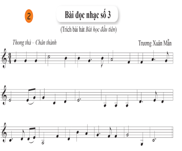 TIẾT 3:LUYỆN ĐỌC QUÃNG THEO MẪU. BÀI ĐỌC NHẠC SỐ 3HÒA TẤU