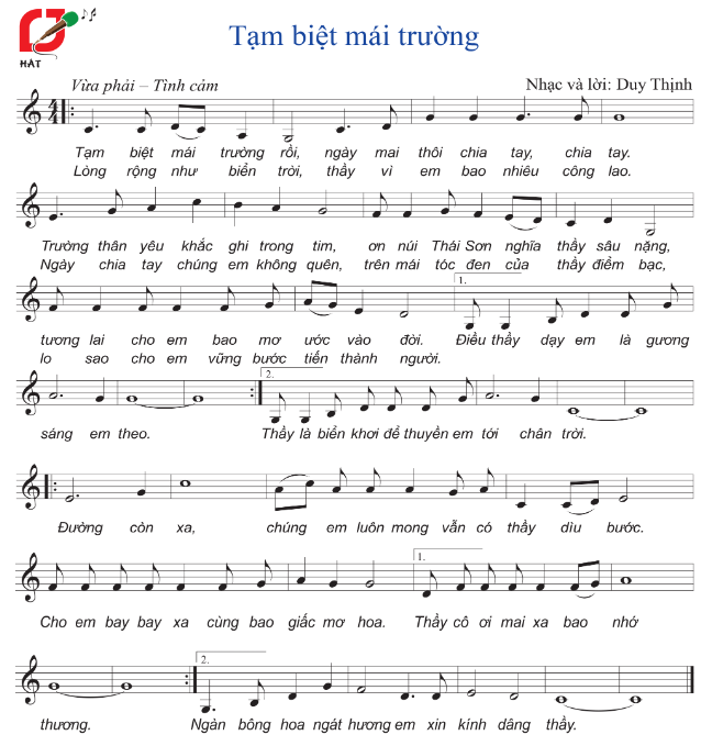 CHỦ ĐỀ 8: TẠM BIỆT MÁI TRƯỜNG – BÀI 15