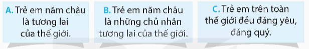 CHỦ ĐỀ 8: THẾ GIỚI CỦA CHÚNG TA