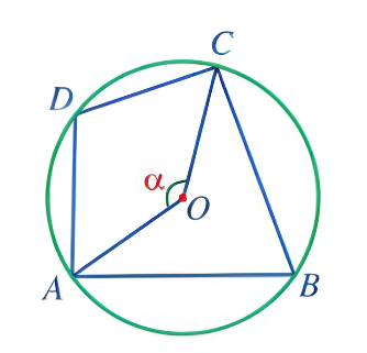 1. NHẬN BIẾT (5 CÂU)Câu 1: Em hãy nêu định nghĩa về tứ giác nội tiếp đường tròn.Trả lờiTứ giác có bốn đỉnh nằm trên một đường tròn được gọi là tứ giác nội tiếp đường tròn (hoặc đơn giản là tứ giác nội tiếp) và đường tròn được gọi là đường tròn ngoại tiếp tứ giác. Câu 2: Em hãy nêu định lí về tổng số đo hai góc đối nhau bằng 180 độ.Trả lờiĐịnh lí Trong một tứ giác nội tiếp, tổng số đo hai góc đối nhau bằng 180°. Câu 3: Đường tròn ngoại tiếp của hình vuông và hình chữ nhật có đặc điểm gì?Trả lời:Đường tròn ngoại tiếp của chúng có tâm là giao điểm của hai đường chéo và bán kính bằng một nửa độ dài đường chéo. Câu 4: Trong các tứ giác sau, tứ giác nào nội tiếp được đường tròn? Giải thích.Trả lời: Câu 5: Trong các tứ giác sau, tứ giác nào nội tiếp được đường tròn? Giải thích.Trả lời: Câu 6: Trong các đường tròn (O) sau, đường tròn nào ngoại tiếp tứ giác ABCD? Giải thích. Trả lời: 2. THÔNG HIỂU (4 CÂU)Câu 1: Trong hình vẽ dưới đây, cho a = 140 độa) Tính các góc ,  của tứ giác ABCDb) Tính  + Trả lời:a) Ta có:  (góc nội tiếp và góc ở tâm cùng chắn cung AC)   +  =  (tứ giác ABCD nội tiếp đường tròn)  +  =  =  -  = b) Tứ giác ABCD nội tiếp đường trong nên   +  =  Câu 2: Cho tứ giác ABCD nội tiếp đường tròn. Tính số đo các góc còn lại của tứ giác đó trong  trường hợp sau:   = 45 và  = 155 Trả lời:Ta có:  (tứ giác  nội tiếp đường tròn )Ta có:  (tứ giác  nội tiếp đường tròn ) Câu 3: Trong hình vẽ dưới đây, cho ADC = 40 độ, BCD = 100 độa) Tính các góc ,  của tứ giác ABCDb) Tính Trả lời: Câu 4: Cho tam giác ABC có ba góc nhọn. Vẽ các đường cao BD và CE của tam giác ABC . Gọi H là giao điểm của BD và CE. Chứng minh ADHE là tứ giác nội tiếpTrả lời: 3. VẬN DỤNG (2 CÂU)Câu 1: Cho nửa đường tròn đường kính AD. Lấy điểm B thuộc nửa đường tròn (B khác A và D), trên cung BD lấy điểm C (C khác B và D). Hai dây AC, BD cắt nhau tại điểm E. Kẻ đoạn thẳng EF vuông góc với AD (F∈ AD):a) Chứng minh tứ giác ABEF nội tiếp b) Chứng minh AE.AC = AF.AD.Trả lời:Ta có hình vẽ:a) Chứng minh tứ giác ABEF nội tiếpB thuộc (O) ⇒   = 90° (góc nội tiếp chắn nửa đường tròn ) ⇒  = 90°  EFAD (gt) ⇒  = 90° Xét tứ giác ABEF có  mà 2 góc này đối nhau⇒ABEF là tứ giác nội tiếpb) Chứng minh AE.AC = AF.AD : Có C ∈ (O) ⇒ = 90° (góc nội tiếp chắn nửa đường tròn)Xét ∆AFE và ∆ACD có: chung,  ⇒ ∆AFE  ∆ACD (g . g) ⇒  AE.AC = AF.AD (đpcm). Câu 2: Cho tam giác nhọn . Đường tròn  đường kính  cắt  lần lượt tại . Đường thẳng  cắt  tại  và đường thẳng  cắt  tại .a) Chứng minh tứ giác  nội tiếp.b) Chứng minh tứ giác  nội tiếp.Trả lời:4. VẬN DỤNG CAO (2 CÂU)