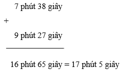 BÀI 69: CỘNG SỐ ĐO THỜI GIAN. TRỪ SỐ ĐO THỜI GIAN