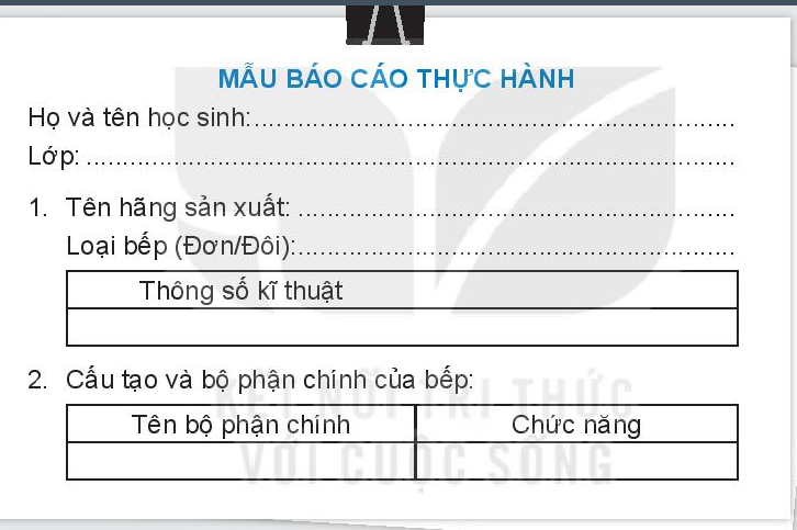 BÀI 13: BẾP HỒNG NGOẠI