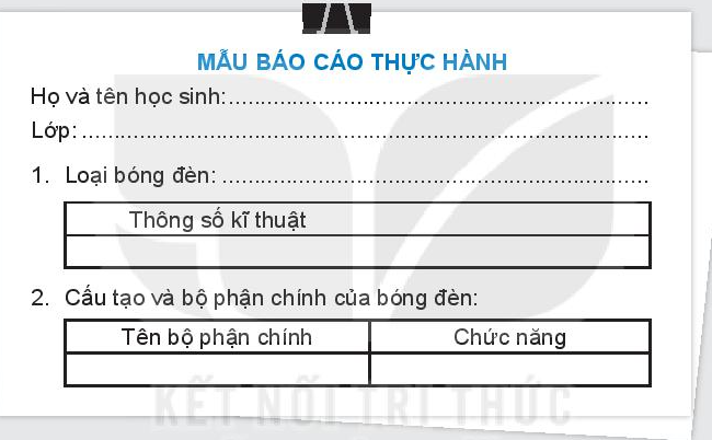 BÀI 11: ĐÈN ĐIỆN