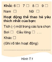 BÀI: HOẠT ĐỘNG THỂ THAO YÊU THÍCH NHẤT TRONG MÙA HÈ (2 TIẾT)