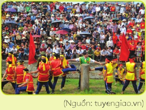 PHẦN 1: SOẠN GIÁO ÁN WORD MĨ THUẬT 6 CÁNH DIỀUNgày soạn: .../.../...Ngày dạy: .../.../...BÀI 11: NGÀY HỘI QUÊ EM  (2 tiết)I. MỤC TIÊU1. Kiến thức- Kể được tèn một sô lễ hội và hoạt động trong lễ hội ở Việt Nam.- Nhận biết được các màu nóng, màu tương phản thường xuất hiện trong các lễ hội.-  Nêu được cách vẽ và sử dụng màu sắc phù hợp với đề tài lễ hội.- Giới thiệu, nhận xét và nêu được cảm nhận về sản phẩm, tác phẩm nghệ thuật.- Trân trọng các giá trị văn hoá truyền thóng của dân tộc.2. Năng lực- Năng lực chung:+ Năng lực tự chủ và tự học: Chủ động sưu tầm, chuẩn bị đồ dùng, vật liệu để học tập; chủ động thực hiện nhiệm vụ của bản thân, của nhóm.+ Năng lực giao tiếp và hợp tác: Cùng bạn thực hành, thảo luận và trưng bày, nhận xét sản phẩm.+ Năng lực giải quyết vấn đề và sáng tạo: Biết sử dụng dụng cụ, vật liệu, giấy màu, hoạ phẩm để thực hành tạo nên sản phẩm.+ Năng lực ngôn ngữ: Khả năng trao đổi, thảo luận và giới thiệu, nhận xét, sản phẩm rõ ràng.- Năng lực mĩ thuật: + Nhận biết được các màu nóng, màu tương phản thường xuất hiện trong các lễ hội+ Nêu được cách vẽ tranh đề tài. Sử dụng được màu sắc phù hợp để vẽ được bức tranh để tài lễ hội.+ Giới thiệu, nhận xét và nêu được cảm nhận về sản phẩm, tác phẩm nghệ thuật3. Phẩm chất-Có ý thức tìm hiểu truyền thống của quê hương, dân tộc thông qua các lễ hội, học tập,- Chuẩn bị đầy đủ các đồ dùng học tập, tích cực tham gia hoạt động sáng tạo sản phẩm. - Không tự tiện lấy đồ dùng học tập của bạn; có thái độ không đồng tình với các biểu hiện không đúng.- Có ý thức bảo quản và sử dụng hợp lý đồ dùng học tập của bản thân, giữ gìn vệ sinh lớp học.II. THIẾT BỊ DẠY HỌC VÀ HỌC LIỆU1. Đối với giáo viên- Hình ảnh các lễ hội, đoạn clip ngắn về lễ hội, tranh vẽ của HS về lễ hội, bảng màu nóng, màu lạnh, màu tương phản, máy tính, máy chiếu hoặc ti vi (nên có).2. Đối với học sinh- SGK, vở thực hành- Tranh ảnh, tư liệu sưu tầm liên quan đến bài học.- Dụng cụ học tập theo yêu cầu của GV. III. TIẾN TRÌNH DẠY HỌC1. Ổn định tổ chức : - Kiểm tra sĩ số lớp- Giới thiệu những đồ dùng, vật liệu đã chuẩn bị2. Bài mớiHOẠT ĐỘNG 1 : KHỞI ĐỘNGa. Mục tiêu: Tạo tâm thế hứng thú cho học sinh và từng bước làm quen bài học mới.b. Nội dung: GV trình bày vấn đề, HS trả lời câu hỏi.c. Sản phẩm học tập: HS lắng nghe và tiếp thu kiến thức.d. Tổ chức thực hiện: - GV đọc câu ca: Dù ai đi ngược về xuôi/Nhớ ngày giỗ Tổ mùng mười tháng ba và hỏi HS câu ca trên nói về lễ hội nào của nước ta ? - HS tiếp nhận nhiệm vụ, trả lời câu hỏi: lễ hội Đền Hùng- GV đặt vấn đề: Ngoài lễ hội Đền Hùng, trên đất nước ta còn rất nhiều lễ hội khác nhau ở các vùng miền, lưu giữ những giá trị truyền thống của văn hoá dân tộc. Để tìm hiểu về các lễ hội cũng như vẽ và sử dụng màu sắc phù hợp trong tranh lễ hội, chúng ta cùng tìm hiểu bài học Bài 11 : Ngày hội quê em. HOẠT ĐỘNG 2 : HÌNH THÀNH KIẾN THỨC MỚI (Khám phá)a. Mục tiêu: - Kể được tèn một sô lễ hội và hoạt động trong lễ hội ở Việt Nam.- Nhận biết được các màu nóng, màu tương phản thường xuất hiện trong các lễ hội.b. Nội dung:  HS quan sát hình ảnh trong SGK Mĩ thuật 6, yêu cầu HS thảo luận theo cặp; GV chiếu đoạn clip ngắn về một số lễ hội, yêu cầu thảo luận theo nhómc. Sản phẩm học tập: trình bày nội dung tìm hiểu của HS theo câu hỏi gợi ý, ý kiến thảo luận của HSd. Tổ chức thực hiện: HOẠT ĐỘNG CỦA GV - HSDỰ KIẾN SẢN PHẨMBước 1: GV chuyển giao nhiệm vụ học tập- GV cho HS quan sát hình ảnh trong SGK Mĩ thuật 6, yêu cầu HS thảo luận theo cặp:+ Tên một số lễ hội mà em biết+ Nêu một số hoạt động mà em biết trong lễ hội. + Màu sắc, trang phục của nhân vật xuất hiện trong lễ hội.+ Cảm nhận của em về không khí của lễ hội mà em đã tham gia.+ Ý nghĩa của lễ hội.+ Nêu tên một số lễ hội khác mà em biết, các hoạt động diễn ra trong lễ hội đó,... - GV cho SH tìm hiệu về một số bức tranh lễ hội và trả lời câu hỏi:+ Nội dung của tranh diễn tả hoạt động gì?+ Sắp xếp bố cục nhân vật có gì đặc biệt?+ Điểm đặc biệt về hình dáng nhân vật và khung cảnh là gì?+ Màu sắc của tranh thế nào?Bước 2: HS thực hiện nhiệm vụ học tập+ HS đọc sgk và thực hiện yêu cầu, ghi chép phần tìm hiểu theo các câu hỏi gợi ý.+ GV đến các nhóm theo dõi, hỗ trợ HS nếu cần thiết. Bước 3: Báo cáo kết quả hoạt động và thảo luận+ GV gọi 2 bạn đại diện của 2 nhóm trình bày nội dung đã tìm hiểu.   Các HS khác nhận xét, lắng nghe, nhận xét, bổ sung.+ GV gọi HS khác nhận xét, đánh giá.Bước 4: Đánh giá kết quả, thực hiện nhiệm vụ học tập + GV đánh giá, nhận xét, chuẩn kiến thức.+ GV bổ sung thêm1. Khám phá- Có rất nhiều lễ hội được tổ chức hằng năm ở Việt Nam. Lễ hội là một sự kiện văn hoá được tổ chức mang tính cộng đồng. - Lễ hội truyền thống bao gồm phần lễ và phần hội. + Phần lễ thường diễn ra ở những nơi trang nghiêm như: trong hoặc trước cửa đình, đền, chùa,... + Phần hội về cơ bản diễn ra nhằm thoả mãn nhu cầu vui chơi giải trí và sáng tạo văn học của con người thông qua các trò chơi dân gian và địa điểm diễn ra thường ở nhữn bãi đất trống, vạt rừng, trên mặt nước ao, hồ, sông, những nơi rộng rãi,... - Lễ hội có màu sắc tươi sáng, rực rỡ thể hiện không khí náo nhiệt, vui tươi. Màu sắc được dụng trong lễ hội thường là màu tương phản, màu nóng. Mỗi lễ hội có một ý nghĩa riêng. - Tranh dân gian Đông Hồ có nội dung để tài phong phú, trong đó có đề tài lễ hội với các tranh như: Đấu vật, Rước rồng… miêu tả các hoạt động sôi nổi diễn ra trong lễ hội. - Tranh sử dụng lối bố cục đồng hiện, các nhân vật được dàn đều trên tranh, sắp xếp hình ảnh không theo trật tự xã gìn, không gian trong tranh ước lệ tượng trưng, màu sắc tươi vui, dùng các nét viền đậm, cô đọng để diễn tả hình dáng và chi tiết.HOẠT ĐỘNG 3: LUYỆN TẬP (Sáng tạo, thảo luận)a. Mục tiêu: trình bày được ý tưởng cho bài vẽ tranh, lựa chọn được nội dung phù hợp vẽ bức tranh về đề tài lễ hội ; trưng bày, giới thiệu và nêu được cảm nhận về sản phẩmb. Nội dung:  Hướng dẫn HS tìm ý tưởng sáng tạo cho sản phẩm tranh vẽ, tổ chức ch HS thực hành sáng tạo sản phẩm, hướng dẫn trưng bày, chia sẻ và nhận xét về tranh vẽ.c. Sản phẩm học tập: ý tưởng bài vẽ tranh, tranh vẽ về đề tài, thông tin chia sẻ về sản phẩm tranh vẽ, ý kiến trao đổi nhóm, thảo luận, nhận xétd. Tổ chức thực hiện: ------------------- Còn tiếp -------------------PHẦN 2: BÀI GIẢNG POWERPOINT MĨ THUẬT 6 CÁNH DIỀUCHÀO MỪNG CÁC EM ĐẾN VỚI BÀI HỌC HÔM NAY!Ai nhanh trí hơn?Dù ai đi ngược về xuôiNhớ ngày giỗ Tổ mùng mười tháng ba Câu ca trên nói về lễ hội nào của nước ta? Đáp án: LỄ HỘI ĐỀN HÙNGBÀI 11: NGÀY HỘI QUÊ EM (2 Tiết)NỘI DUNG BÀI HỌC1. KHÁM PHÁQuan sát hình ảnh lễ hội trong SGK:Hoạt động nhómDựa vào các hình ảnh vừa quan sát và trả lời câu hỏi:+ Kể tên một số lễ hội mà em biết+ Nêu một số hoạt động mà em biết trong lễ hội. + Màu sắc, trang phục của nhân vật xuất hiện trong lễ hội?Quan sát một số bức tranh vẽ về đề tài lễ hội và trả lời:Nội dung của tranh diễn tả hoạt động gì?Sắp xếp bố cục nhân vật có gì đặc biệt?Điểm đặc biệt về hình dáng nhân vật và khung cảnh là gì?Màu sắc của tranh như thế nào?Quan sát tranh dân gian Đông Hồ và cho biết:Nội dung tranh diễn tả hoạt động gì?Cách sắp xếp xa gần trong tranhEm cảm nhận gì về màu sắc của tranh?- Có rất nhiều lễ hội được tổ chức hằng năm ở Việt Nam. Lễ hội là một sự kiện văn hoá được tổ chức mang tính cộng đồng. - Lễ hội truyền thống bao gồm phần lễ và phần hội. - Lễ hội có màu sắc tươi sáng, rực rỡ thể hiện không khí náo nhiệt, vui tươi, sử dụng lối bố cục đồng hiện, các nhân vật được dàn đều trên tranh.- Tranh dân gian Đông Hồ có nội dung đề tài lễ hội phong phú như: Đấu vật, Rước rồng… miêu tả các hoạt động sôi nổi diễn ra trong lễ hội. 2. SÁNG TẠO------------------- Còn tiếp -------------------PHẦN 3: TÀI LIỆU ĐƯỢC TẶNG KÈM