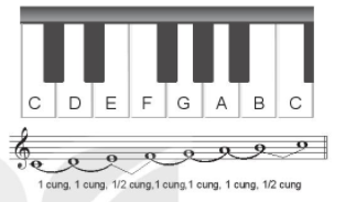 PHẦN 1: SOẠN GIÁO ÁN WORD ÂM NHẠC 6 KẾT NỐI TRI THỨCTIẾT 24:Lý thuyết âm nhạc: Giới thiệu cung và nửa cungĐọc nhạc: Bài đọc nhạc số 4Ôn tập bài hát: Chỉ có một trên đờiI. MỤC TIÊU:1. Kiến thức:  Sau khi học xong tiết học này:HS có thể đọc được bài đọc nhạc số 4 đúng tên nốt, cao độ, trường độHiểu về cung và nửa cung2. Năng lực - Năng lực chung:  năng lực thể hiện âm nhạc, cảm thụ và hiểu biết âm nhạc- Năng lực đặc thù: Biết đọc Bài đọc nhạc số 4 kết hợp gõ đệm và đánh nhịp 4/4Nhận biết được cung và nửa cungThể hiện được bài hát Chỉ có một trên đời bằng hình thức khác3. Phẩm chất:Giáo dục HS tính chăm chỉ, ý thức trách nhiệm trong chuẩn bị bài, nhân ái và hợp tác trong làm việc nhóm với các bạnII. THIẾT BỊ DẠY HỌC VÀ HỌC LIỆU 1 - GV:  GSV, đàn phím điện tử, nhạc cụ gõ, phương tiện nghe- nhìn và các tư liệu/ file âm thanh phục vụ cho tiết dạy2 - HS: GSK âm nhạc 6, nhạc cụ gõ. Tìm hiểu trước Bài đọc nhạc số 4 và phần lí thuyết cung và nửa cungIII. TIẾN TRÌNH DẠY HỌCA. HOẠT ĐỘNG KHỞI ĐỘNG (MỞ ĐẦU)a. Mục tiêu: Tạo hứng thú cho HS vào bài học và giúp HS có hiểu biết ban đầu về bài học mớib. Nội dung: HS xem video, hát và vận động theo yêu cầuc. Sản phẩm: HS thực hiện theo yêu cầu của GVd. Tổ chức thực hiện: Giáo viên mở một bài hát hoặc một bản nhạc nổi tiếng của nhạc sĩ Johannes Brahms (Ví dụ: Vũ khúc Hungari)Từ đó, GV dẫn dắt vào bài học mớiB. HÌNH THÀNH KIẾN THỨC MỚI ( Khám phá)Hoạt động 1: Lý thuyết âm nhạca. Mục tiêu: HS phân biệt được độ cao của các âm trong hàng âm cơ bản, có hiểu biết về cung và nửa cungb. Nội dung: HS nghe bài hát  nghe độ cao của các âm và tìm hiểu về cung và nửa cungc. Sản phẩm: HS đưa ra được câu trả lời phù hợp với câu hỏi GV đưa rad. Tổ chức thực hiện: HOẠT ĐỘNG CỦA GV - HSSẢN PHẨM DỰ KIẾNBước 1: Chuyển giao nhiệm vụGv đàn 7 nốt nhạc trong hàng âm tự nhiên. HS lắng nghe, cảm nhận và phân biệt độ cao giữa các nốt nhạcGv đàn lại 7 nốt nhạc trong hàng âm tự nhiên, nhấn mạnh 2 khoảng cách ½ cung ( Mi- Pha; Si – Đô)GV đàn các nốt bất kì có khoảng cách một cung và ½ cung để HS nghe, nhận biết, phân biệt+ Ví dụ 1: So sánh cao độ 2 cặp nốt Đô – Rê và cặp nốt Đô – Đô thăng+ Ví dụ 2: So sánh cao đô 2 cặp nốt Son – La vằ cặp nốt Son – Son thăngVề trực quan: Gv yêu cầu học sinh quan sát hình ảnh phím đàn, SGK trang 50, để nhận biết khoảng cách cung và nửa cung trên phím đàn. GV đánh giai điệu câu “Trên trời cao, có muôn vàn ánh sao..”  và yêu cầu HS tìm các quãng ½ cung  trong bài hátBước 2: Thực hiện nhiệm vụ:Học sinh nghe nhạc, quan sát hình ảnh, làm theo yêu cầu giáo viên để trả lời câu hỏiBước 3: Báo cáo, thảo luậnHọc sinh trả lời, các học sinh khác nhận xét, bổ sungBước 4: Kết luận, nhận địnhGV củng cố và yêu cầu học sinh nhắc lại khái niệm: Cung và nửa cung là đơn vị thưởng dùng để xác định khoảng cách giữa hai cao độ trong âm nhạc  Hoạt động 2 : Đọc nhạca. Mục tiêu : HS có thể đọc được bài đọc nhạc số 4b. Nội dung : HS đọc gam đô trưởng và trục của gam, luyện tập tiết tấu và luyện tập Bài đọc nhạc số 4c. Sản phẩm : HS hiểu biết và trình bày tốtd. Tổ chức thực hiện :------------------- Còn tiếp -------------------PHẦN 2: BÀI GIẢNG POWERPOINT ÂM NHẠC 6 KẾT NỐI TRI THỨCCHÀO MỪNG CÁC EM ĐẾN VỚI BÀI HỌC NGÀY HÔM NAY!KHỞI ĐỘNGCác em hãy nghe bản nhạc “Vũ khúc Hungary” của Johannes Brahms và cảm nhận giai điệu bản nhạcTIẾT 24LÍ THUYẾT ÂM NHẠC: Giới thiệu cung và nửa cungĐỌC NHẠC: Bài đọc nhạc số 4ÔN TẬP BÀI HÁT: Chỉ có một trên đời1. Giới thiệu cung và nửa cungLà đơn vị thường dùng để xác định khoảng cách giữa hai cao độ trong âm nhạc. Giữa các bậc cơ bản liền kề có 5 khoảng cách một cung (1c) và 2 khoảng cách nửa cung (1/2 c)Kí hiệu của cung:Kí hiệu nửa cung:2. Đọc nhạc: Bài đọc nhạc số 4------------------- Còn tiếp -------------------PHẦN 3: TÀI LIỆU ĐƯỢC TẶNG KÈM