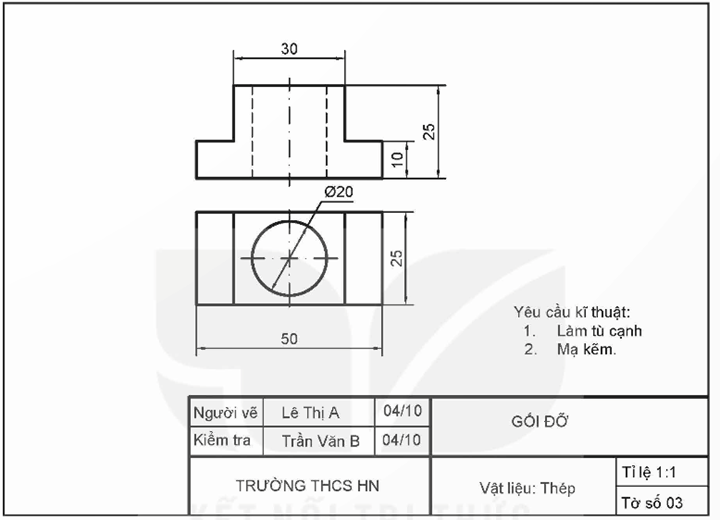 BÀI 3: BẢN VẼ CHI TIẾT