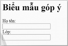 CHỦ ĐỀ F: GIẢI QUYẾT VẤN ĐỀ VỚI SỰ TRỢ GIÚP CỦA MÁY TÍNH BÀI F5: TẠO BIỂU MẪU TRONG TRANG WEB