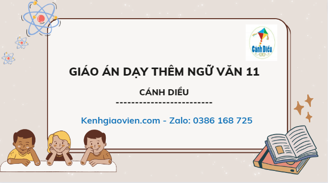 Giáo án dạy thêm ngữ văn 11 cánh diều