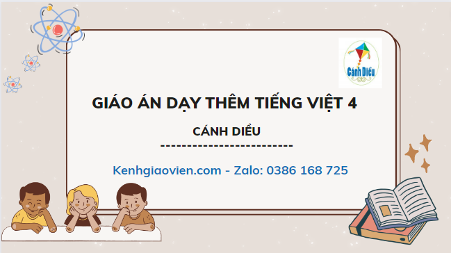 Tải giáo án ôn tập dạy thêm tiếng việt 3 cánh diều