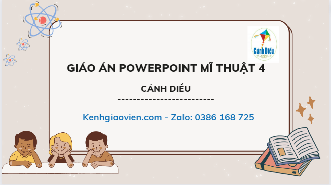  Giáo án powerpoint mĩ thuật 4 cánh diều