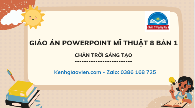 Giáo án powerpoint mĩ thuật 8 chân trời sáng tạo bản 1