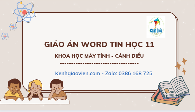 Giáo án tin học 11 theo định hướng khoa học máy tính cánh diều