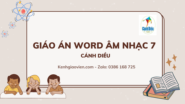 Giáo án âm nhạc 7 cánh diều (bản word)