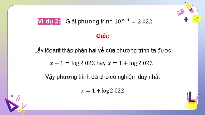 Giáo án điện tử Toán 11 kết nối Bài 21: Phương trình, bất phương trình mũ và lôgarit
