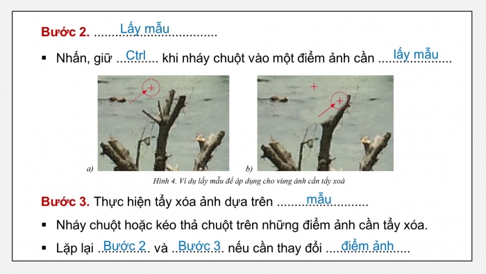 Giáo án điện tử Tin học ứng dụng 11 cánh diều Chủ đề E(ICT) Bài 2: Tẩy xoá ảnh trong GIMP