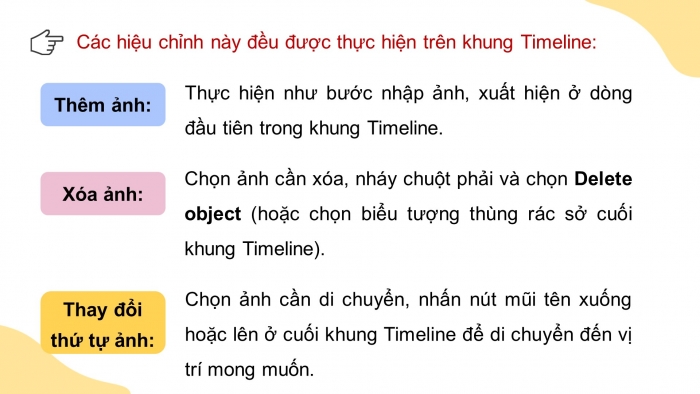 Giáo án điện tử Tin học ứng dụng 11 cánh diều Chủ đề E(ICT) Bài 5: Chỉnh sửa video trên Animiz