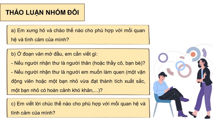 Giáo án điện tử Tiếng Việt 4 cánh diều Bài 11 Viết 1: Luyện tập viết thư thăm hỏi