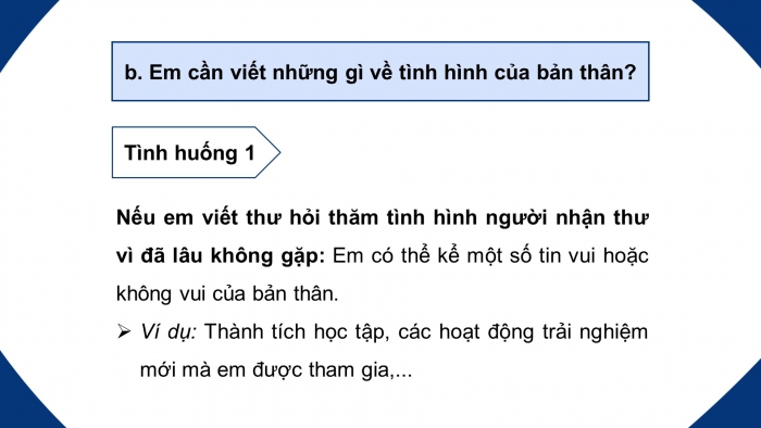 Giáo án điện tử Tiếng Việt 4 cánh diều Bài 11 Viết 2: Luyện tập viết thư thăm hỏi