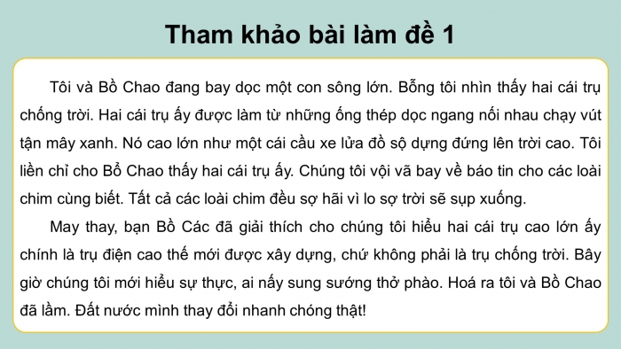 Giáo án điện tử Tiếng Việt 4 cánh diều Bài 13 Góc sáng tạo: Cuộc sống quanh em