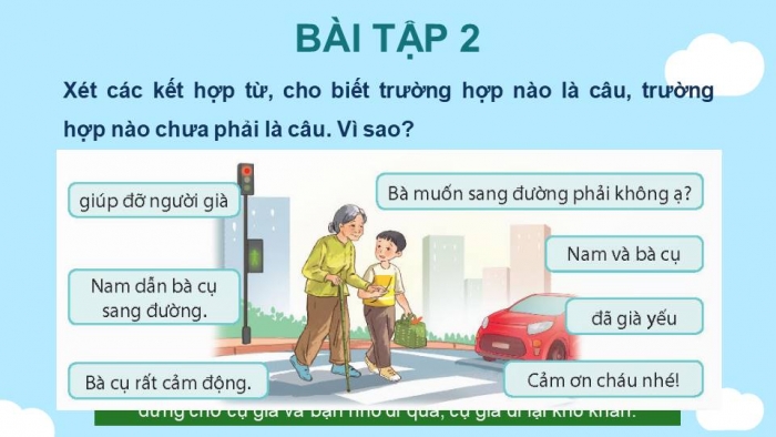 Giáo án điện tử Tiếng Việt 4 kết nối Bài 1 Luyện từ và câu: Câu