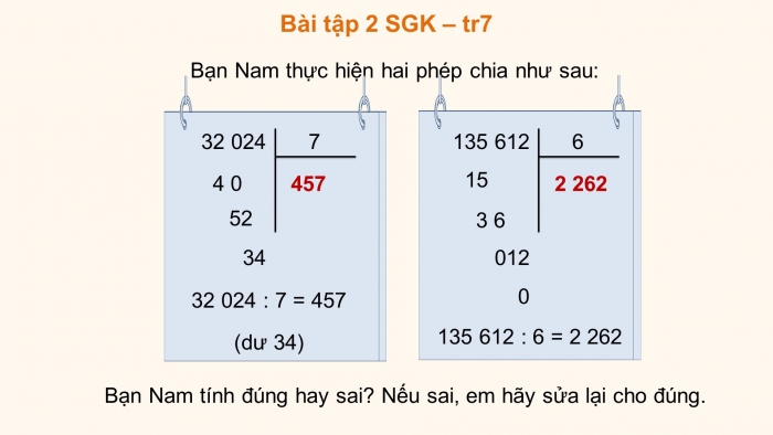 Giáo án điện tử Toán 4 kết nối Bài 39: Chia với số có một chữ số