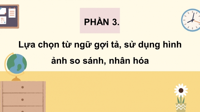 Giáo án điện tử Tiếng Việt 4 chân trời CĐ 5 Bài 3 Viết: Lập dàn ý cho bài văn miêu tả cây cối