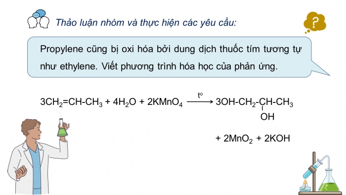 Giáo án điện tử Hoá học 11 chân trời Bài 13: Hydrocarbon không no (P2)