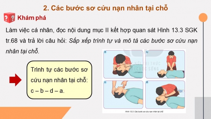 Giáo án điện tử Công nghệ 8 kết nối Bài 13: Sơ cứu người bị tai nạn điện