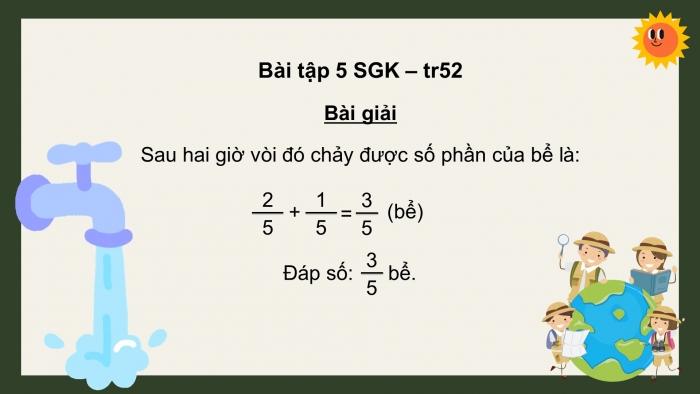 Giáo án điện tử Toán 4 cánh diều Bài 75: Luyện tập