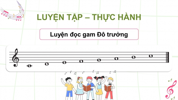 Giáo án điện tử Âm nhạc 4 chân trời CĐ6 Tiết 3: Đọc nhạc: Bài đọc nhạc số 3