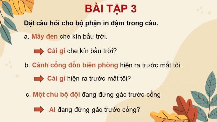 Giáo án điện tử Tiếng Việt 4 kết nối Bài 5 Luyện từ và câu: Luyện tập về chủ ngữ