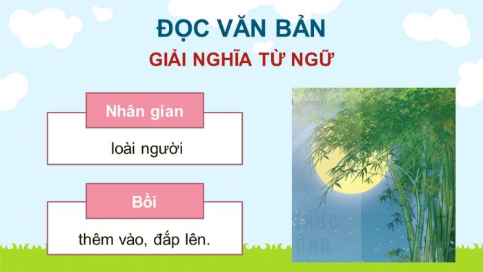 Giáo án điện tử Tiếng Việt 4 kết nối Bài 6 Đọc: Tiếng ru