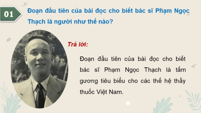 Giáo án điện tử Tiếng Việt 4 chân trời CĐ 5 Bài 2 Đọc: Bác sĩ của nhân dân