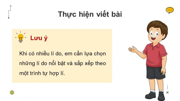 Giáo án điện tử Tiếng Việt 4 kết nối Bài 12 Viết: Viết đoạn văn nêu ý kiến