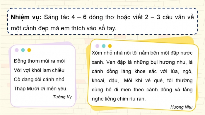 Giáo án điện tử Tiếng Việt 4 chân trời CĐ 6 Bài 8 Viết: Viết hướng dẫn làm hoặc sử dụng một sản phẩm