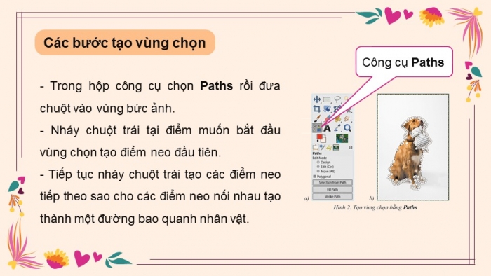 Giáo án điện tử Tin học 8 cánh diều Chủ đề E3 Bài 2: Vùng chọn và ứng dụng