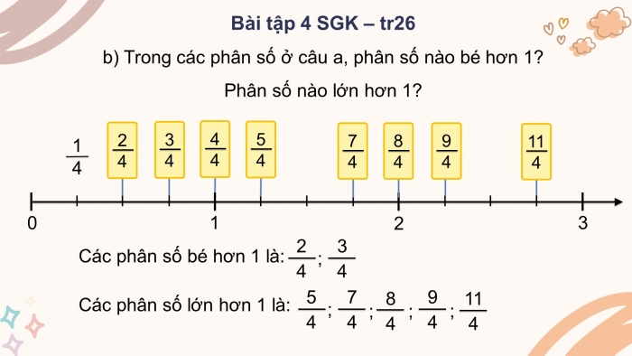 Giáo án điện tử Toán 4 cánh diều Bài 63: Luyện tập 